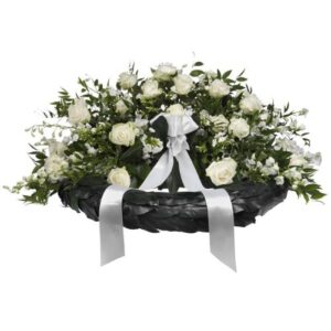 rouwkrans witte bloemen