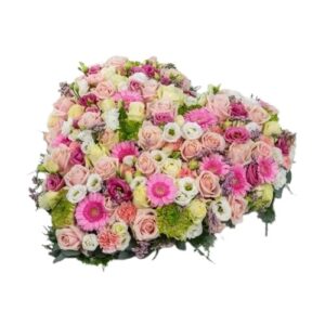 rouwhartje gemengde kleuren