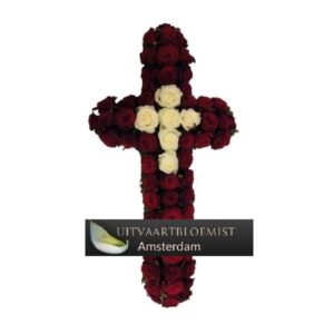 rouwkruis rood wiy