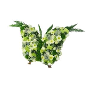 vlinder rouwbloemen